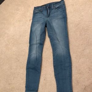 Jcrew high rise skinny jeans!
